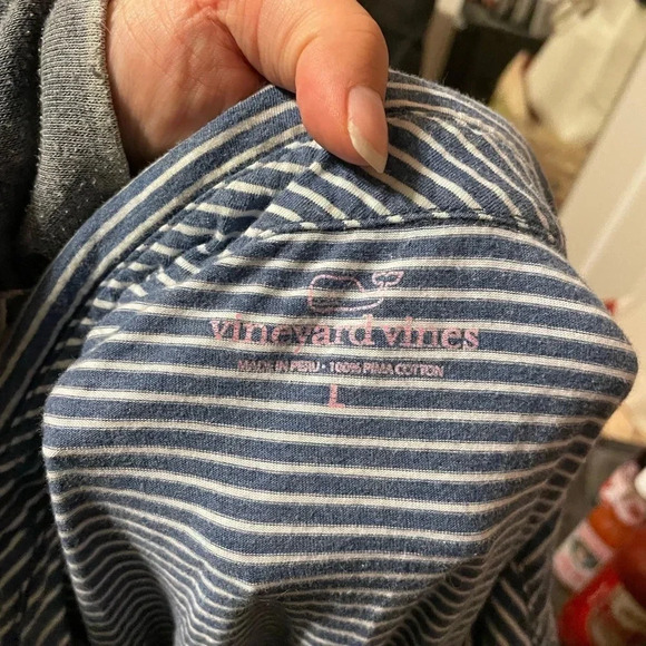 VINEYARD VINES STRIPED COTTON POLO - Picture 3 of 4
